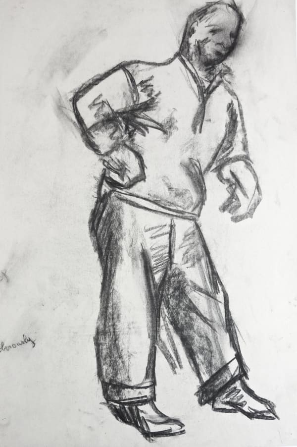 Martine Martine, Homme debout, 1950 ca