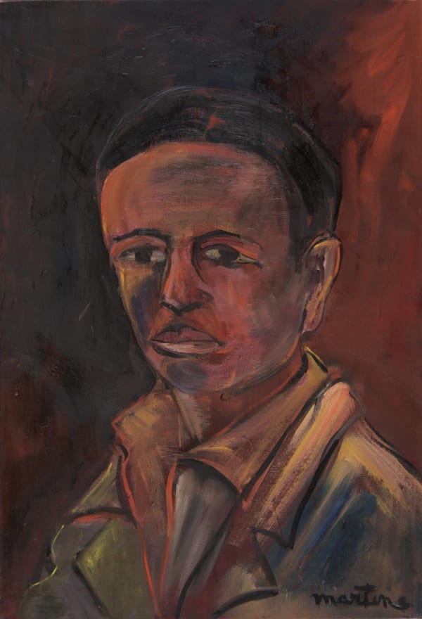 Martine Martine, Autoportrait boudeur, 1971