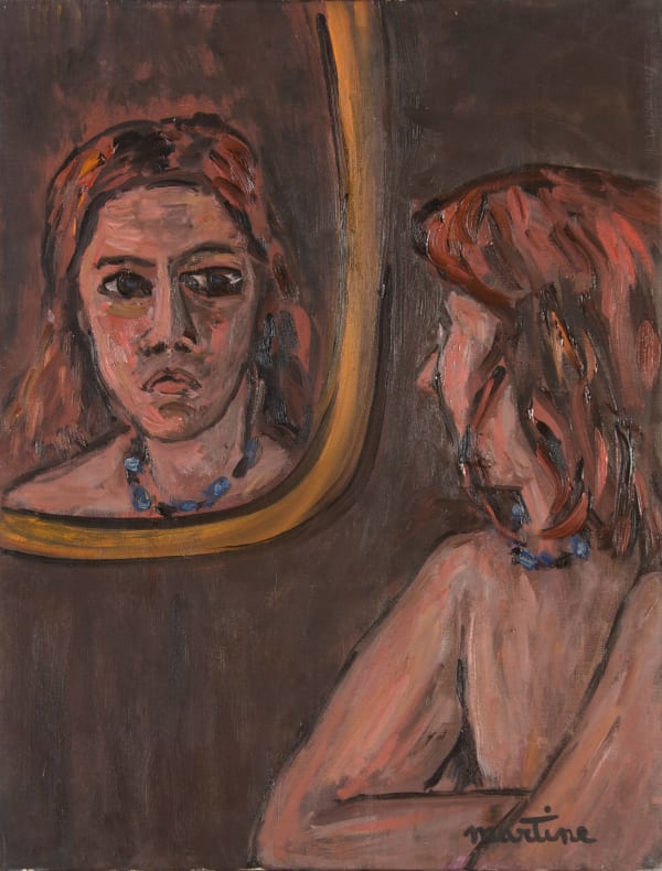 Martine Martine, Fille au miroir I, 1974