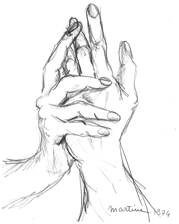 Martine Martine, Étude pour L'Amitié, 1974
