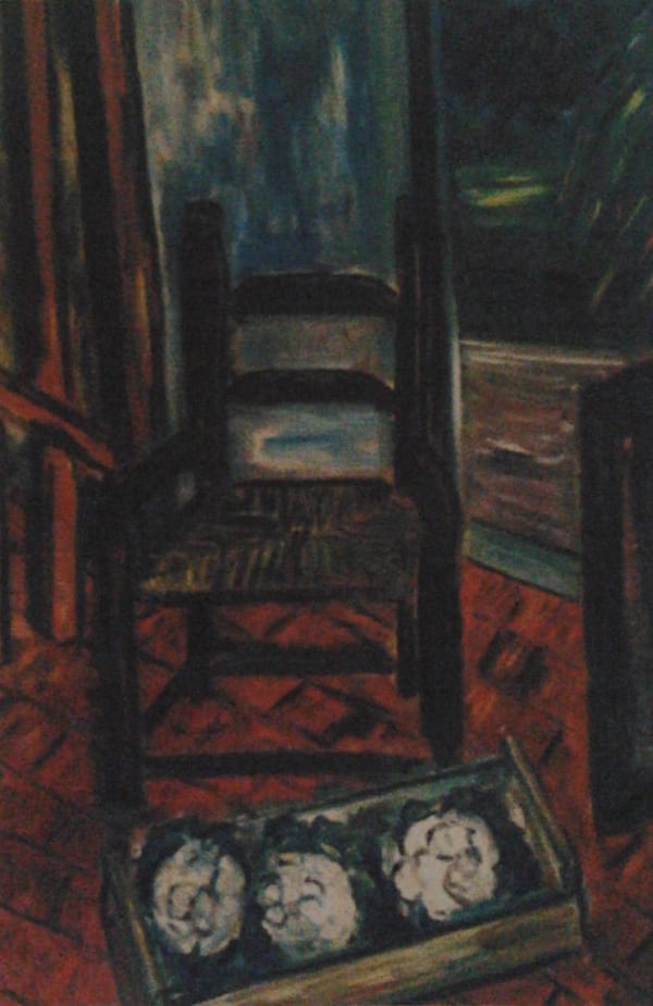 Martine Martine, Chaise et trois choux-fleurs, 1971