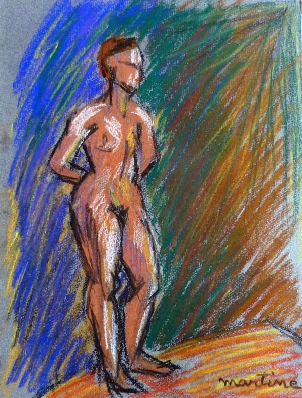 Martine Martine, Nu féminin debout, 1952