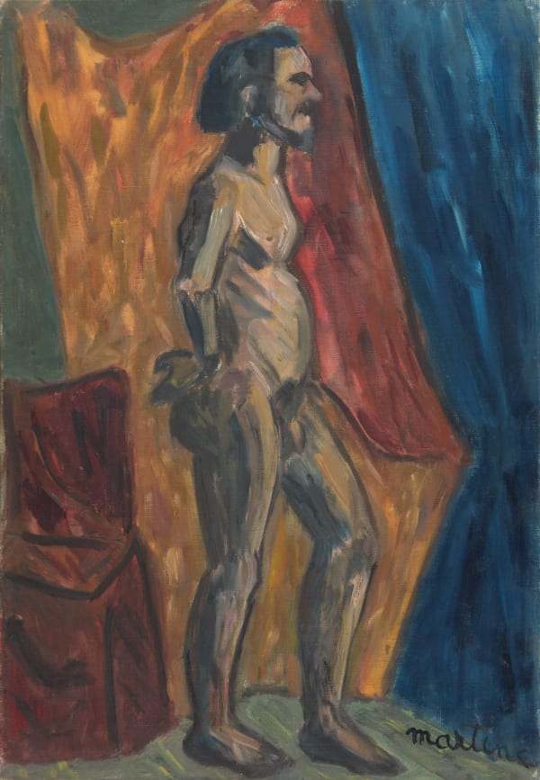 Martine Martine, L'Homme nu de profil, 1953