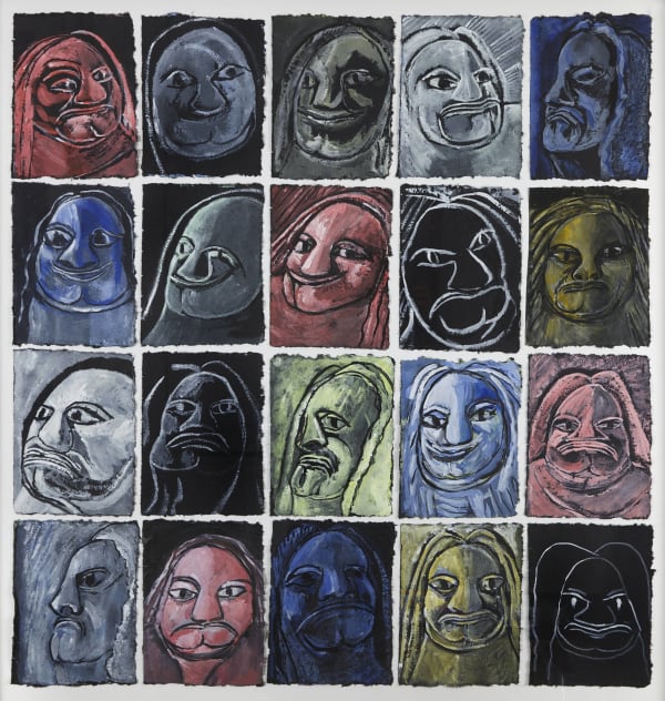 Martine Martine, Mémoires XII (Panneau 2/4), 2016