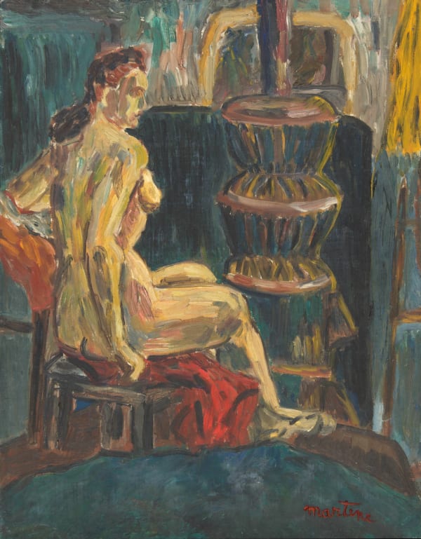 Martine Martine, Nu au poële, 1952