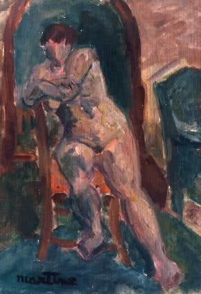 Martine Martine, Nu aux bras croisés, 1951