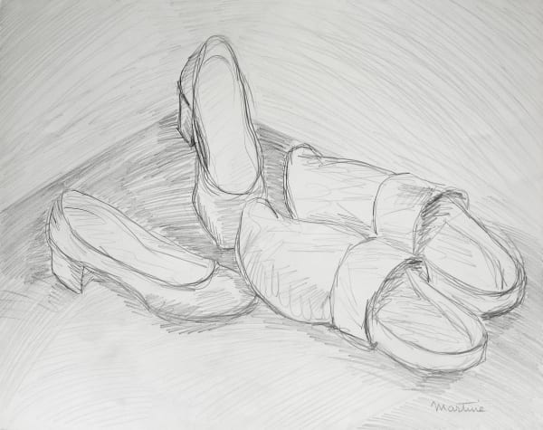 Martine Martine, Chaussures à talon et sabots II, 1984