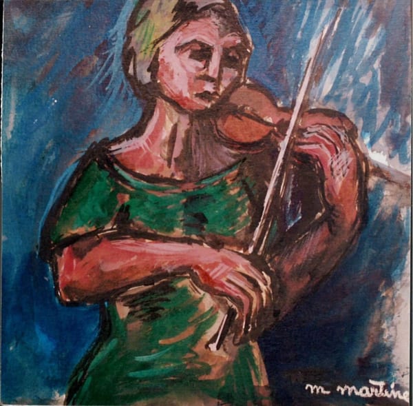 Martine Martine, La Violoniste, 1993