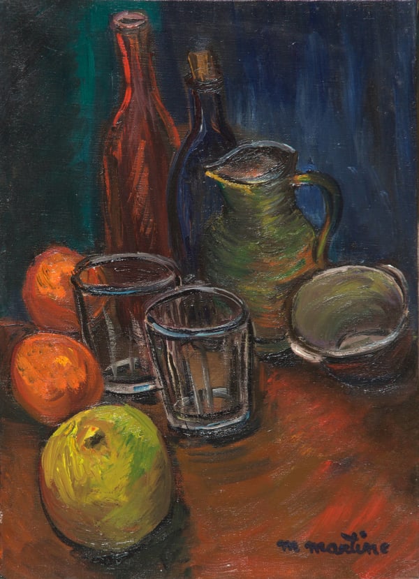 Martine Martine, Nature morte aux trois fruits, 1983