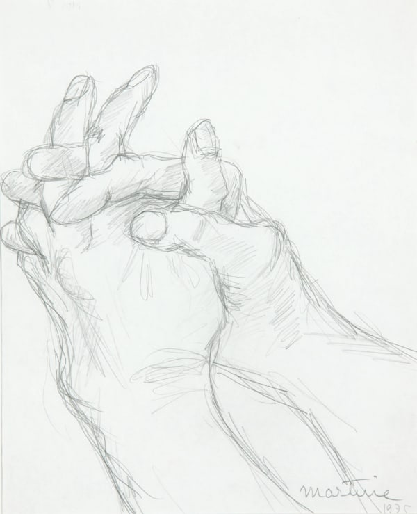 Martine Martine, Étude de mains II, 1975