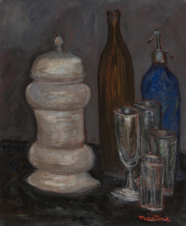 Martine Martine, Nature morte au siphon, 1975