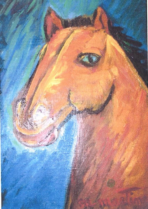 Martine Martine, Tête cheval roux mini, 2007