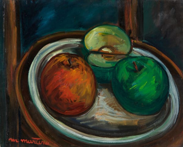 Martine Martine, L'Assiette blanche aux deux pommes et demie, 1983