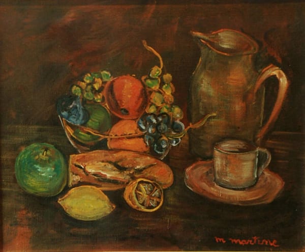 Martine Martine, Nature morte à la cruche IV, 1983