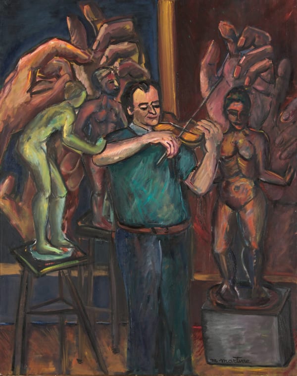 Martine Martine, Edward Wulfson aux mains III, 1989