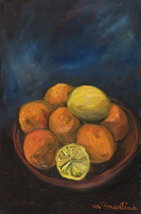 Martine Martine, Nature morte aux citrons et aux oranges, 1971