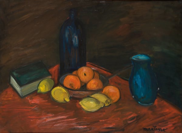 Martine Martine, Nature morte aux citrons et aux oranges, 1972