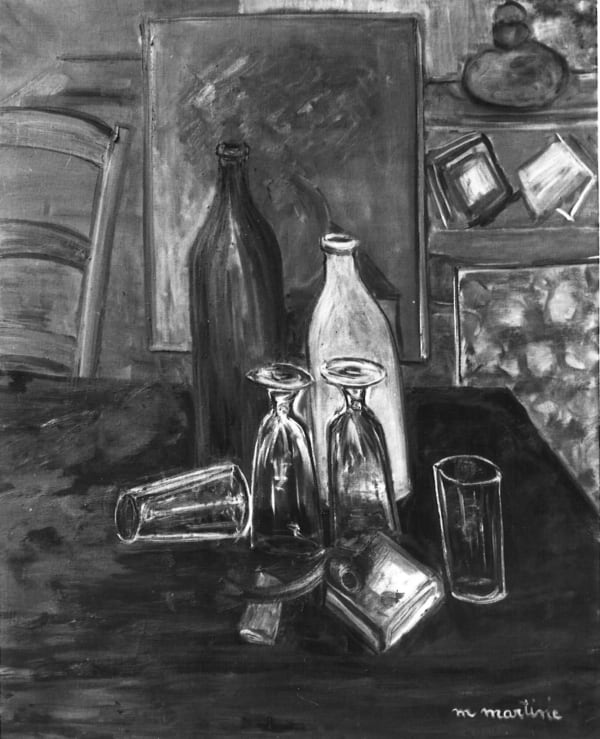 Martine Martine, Nature morte sombre, 1976