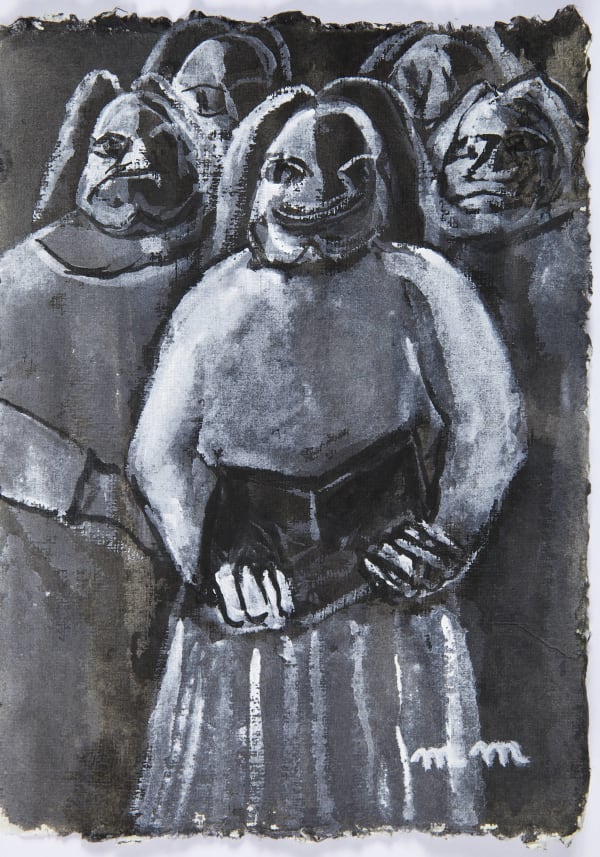 Martine Martine, Balzac, carnet Mémoires X, feuille 20 (non encadrée), 2016