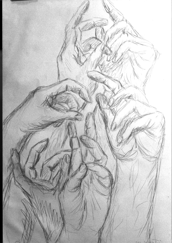 Martine Martine, Étude pour Cathédrale, 1979