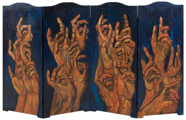 Martine Martine, Paravent Mains, 1980