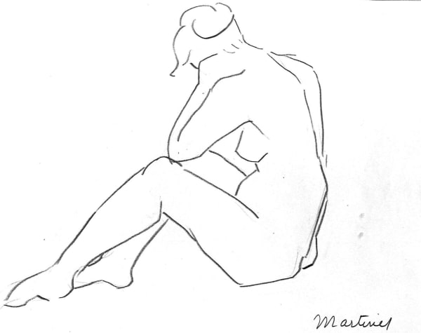 Martine Martine, Nu de profil, 1980 ca