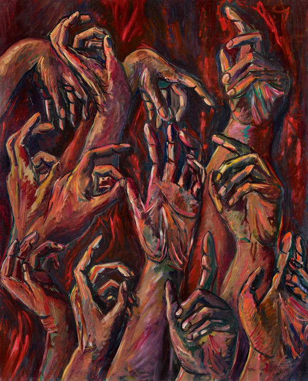 Martine Martine, Grandes Mains rouges I, 1985