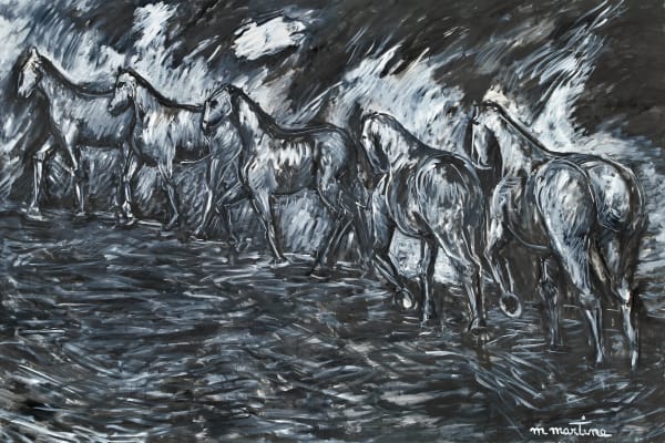 Martine Martine, Exode dans la nuit, 2008