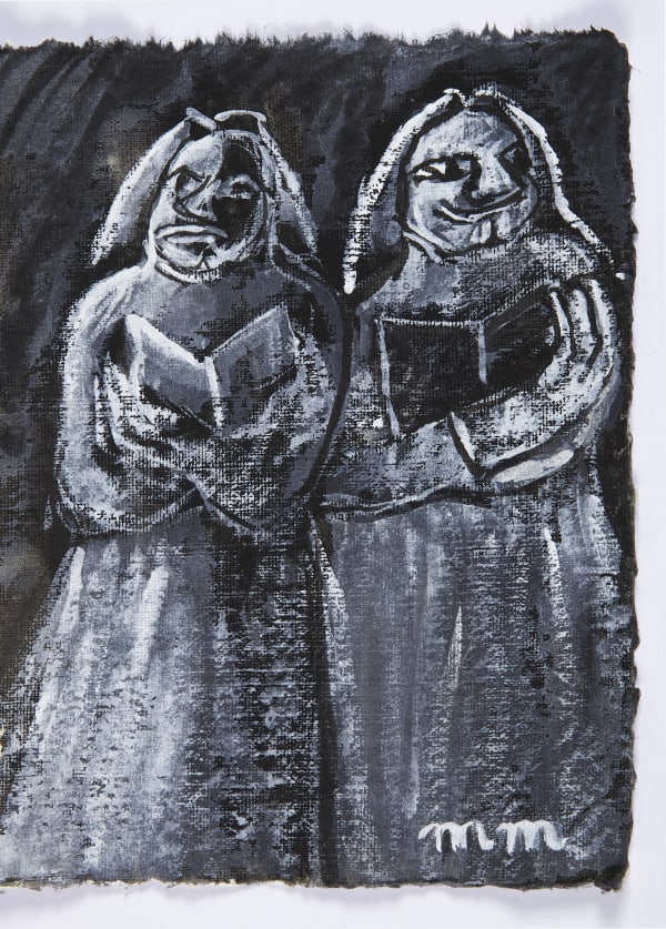 Martine Martine, Balzac, carnet Mémoires X, feuille 36 (non encadrée), 2016