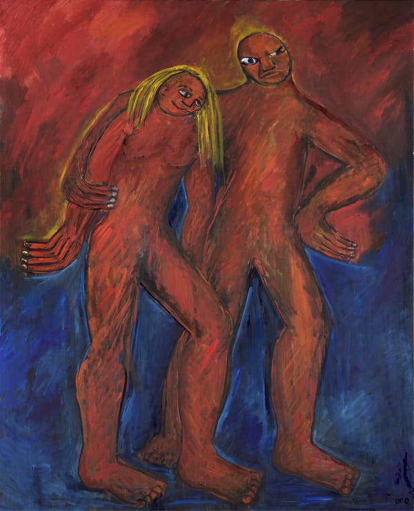 Martine Martine, Couple aux cheveux jaunes, 2018