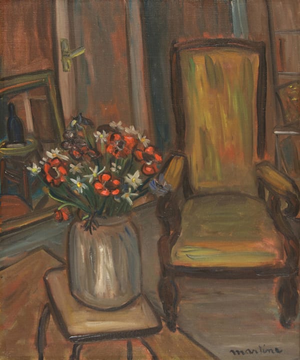 Martine Martine, Le Fauteuil et le Bouquet, 1973