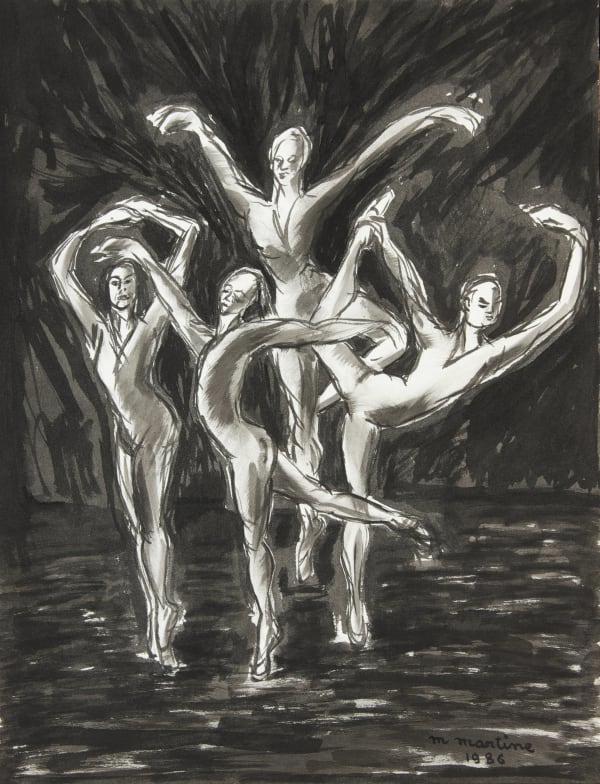 Martine Martine, Danseuses II, 1986