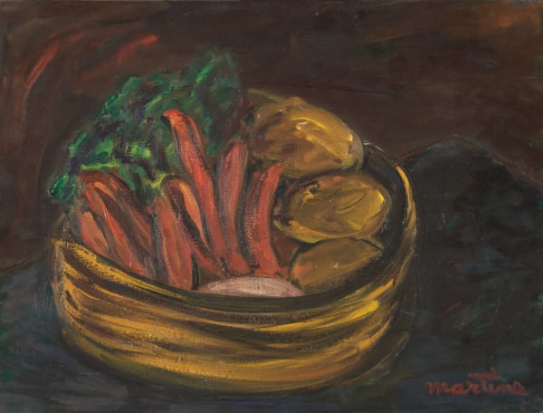 Martine Martine, Corbeille de légumes, 1975