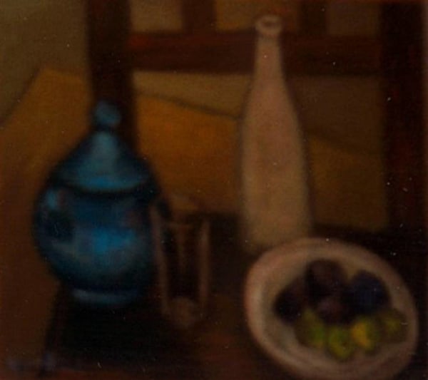 Martine Martine, Nature morte à la pipe, 1975