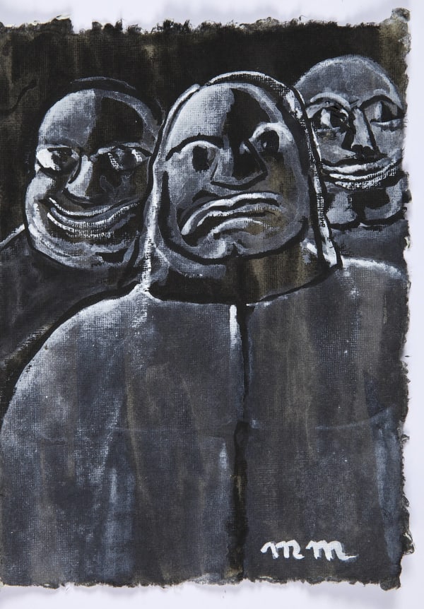 Martine Martine, Balzac, carnet Mémoires X, feuille 25 (non encadrée), 2016