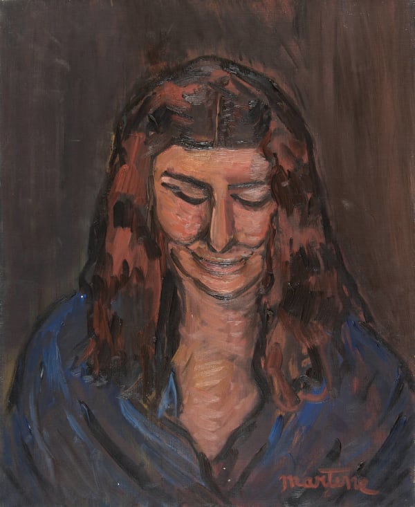 Martine Martine, Portrait de la joueuse de cartes, 1974