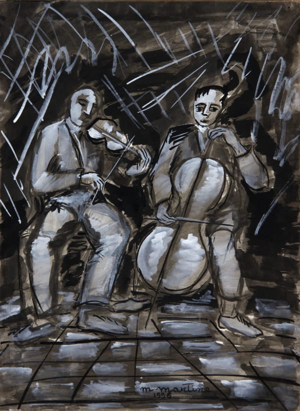 Martine Martine, Violon et Violoncelle I, 1996