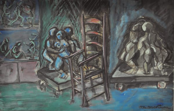 Martine Martine, Fauteuil aux deux Rondes, 1994