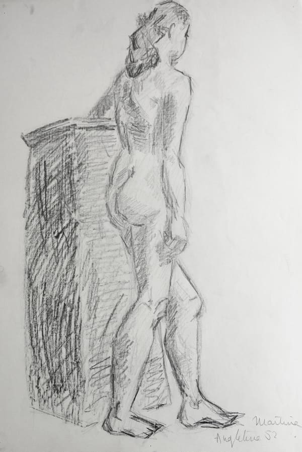 Martine Martine, Nu féminin de dos V, 1952