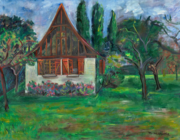 Martine Martine, L'Atelier aux fleurs roses, 1983