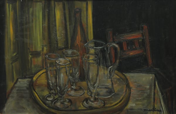 Martine Martine, Plateau de verres, 1972