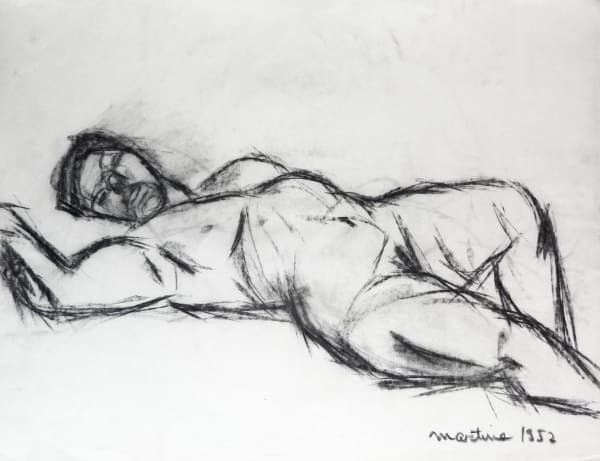 Martine Martine, Nu allongé V, 1952