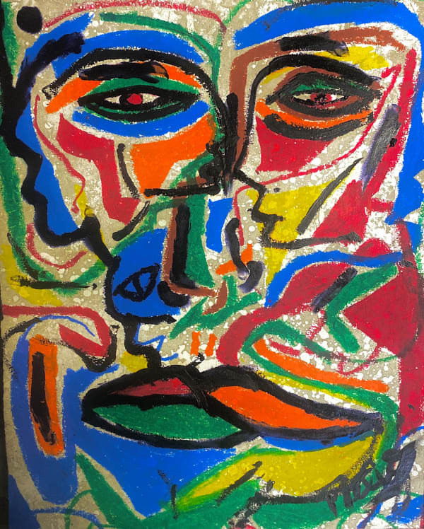 Juliana Plexxo Ritmo, 2023 Engraving, oil and pastels on paper