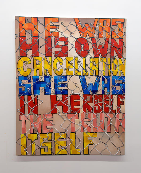 Alex Chaves, HE WAS... (HIS OWN CANCELLATION SHE WAS IN HERSELF THE TRUTH ITSELF), 2019