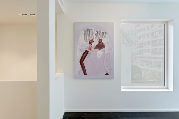 Emmanuel Taku, (RESERVED) Lilac Sisters In Veil, 2021