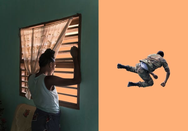 Cristina de Middel Unknown Soldier 04, 2016-2019 serigraphy on photography, framed 70 x 100 cm 27 1/2 x 39 3/8 in framed: 78 x 108 x 5 cm