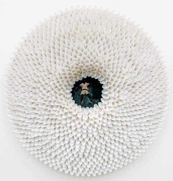 Wonder Buhle Untitled, 2023 mixed media diameter: 107cm