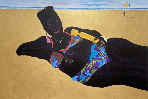 Kwesi Botchway Last Night Dream, 2021 oil on canvas 200 x 300 cm 78 3/4 x 118 1/8 in
