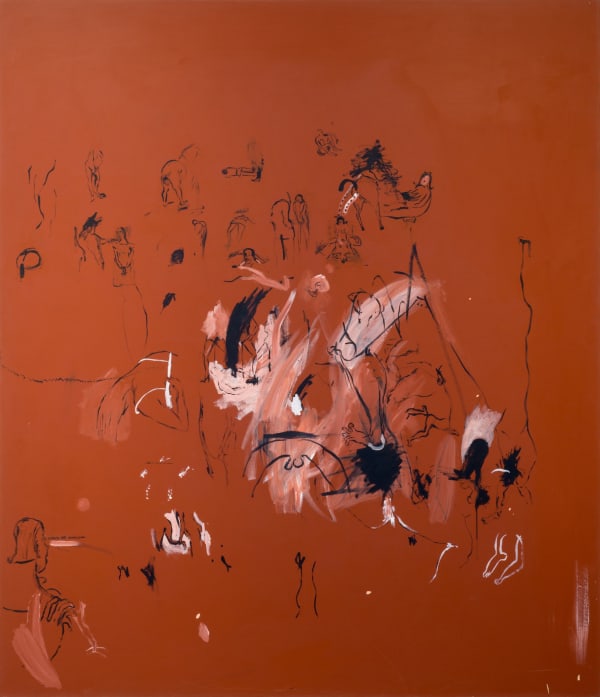 Sue Williams, Brown with Valance, 1994