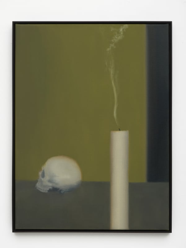 Gavin Turk, Kerze Mit Schädel, 2023